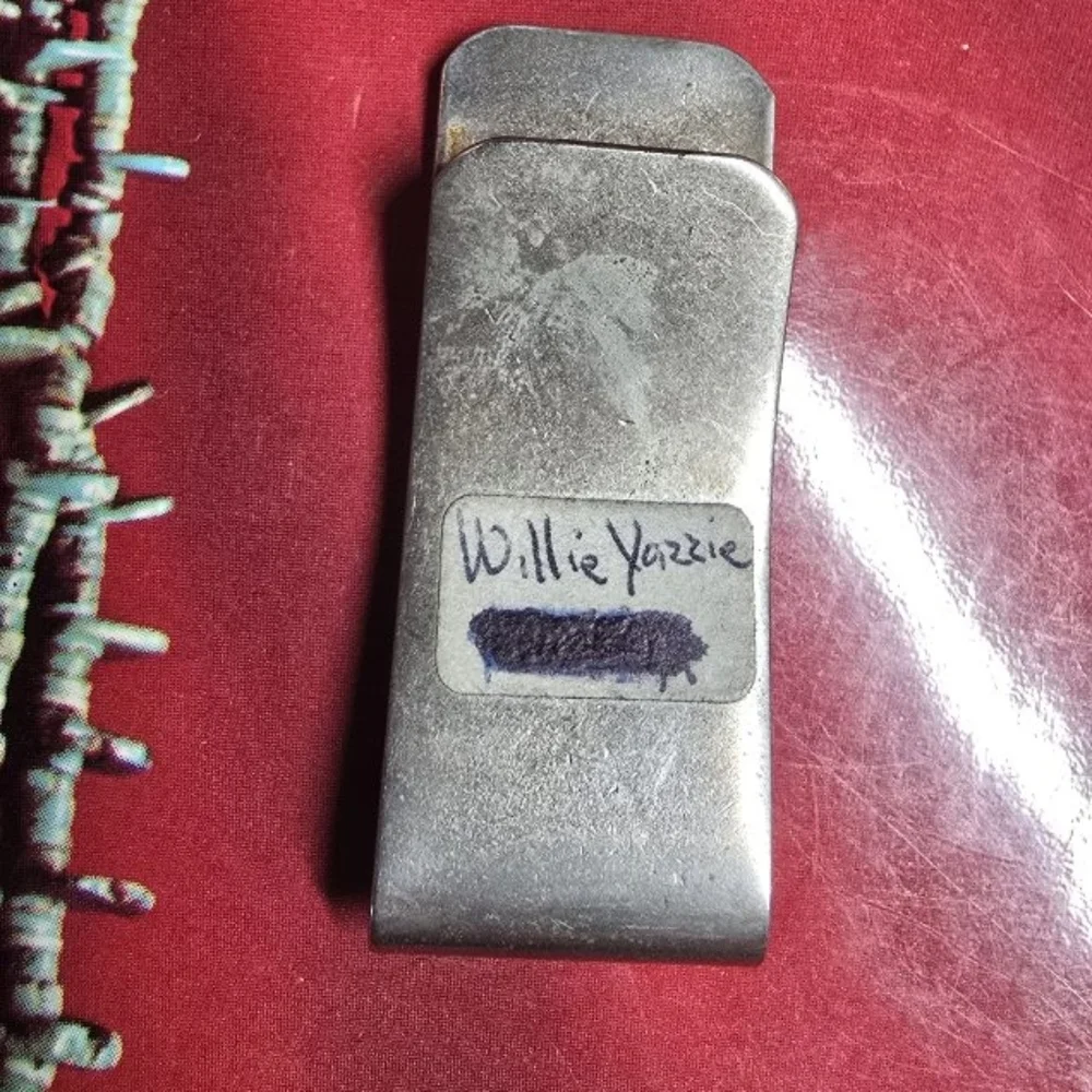 Willie Yazzie Sterling Silver Money Clip